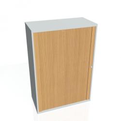 Policov skria Strong L, 80x115,2x40 cm, buk/siv