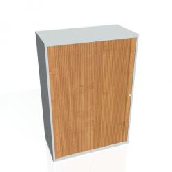Policov skria Strong L, 80x115,2x40 cm, jela/siv