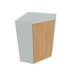 Policov skrinka P Strong, 80x115,2x40 cm, dub/siv