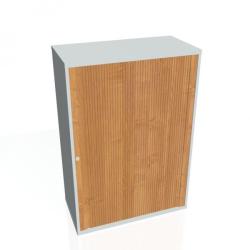 Policov skria Strong P, 80x115,2x40 cm, jela/siv