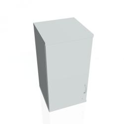 Policov skria Strong, zmok, L, 40x76,8x40 cm, siv/siv