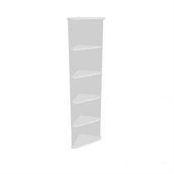 Policov skria Strong, 40x192x40 cm, biela