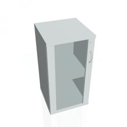 Policov skria Strong, zmok, L, 40x76,8x40 cm, siv/siv