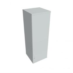 Policov skria Strong, P, horn, 40x115,2x40 cm, siv/siv
