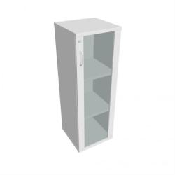 Policov skria Strong, zmok, P, 40x115,2x40 cm, biela/biela