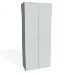 atnkov policov skria Strong, 80x192x40 cm, siv/siv