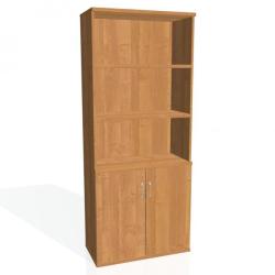 Policov skria Strong, 80x192x40 cm, jela/jela