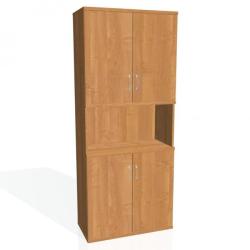 Policov skria Strong, 80x192x40 cm, jela/jela