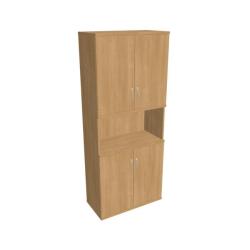 Policov skria Strong, 80x192x40 cm, dub/dub