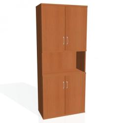 Policov skria Strong, 80x192x40 cm, erea/erea