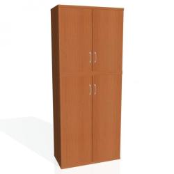 Policov skria Strong, 80x192x40 cm, erea/erea