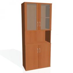 Policov skria Strong, 80x192x40 cm, erea/erea