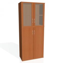 Policov skria Strong, 80x192x40 cm, erea/erea