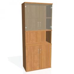 Policov skria Strong, 80x192x40 cm, jela/jela