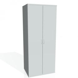 atnkov policov skria Strong, 80x192x60 cm, siv/siv
