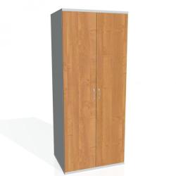 atnkov policov skria Strong, 80x192x60 cm, jela/siv