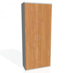 Policov skria Strong, 80x192x40 cm, jela/siv