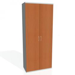 Policov skria Strong, 80x192x40 cm, erea/siv