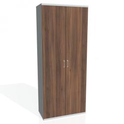 Policov skria Strong, 80x192x40 cm, orech/siv