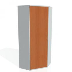 Policov skria L Strong, 80x192x40 cm, erea/siv