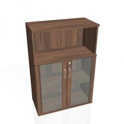Policov skria Strong, zmok, 80x115,2x40 cm, orech/orech
