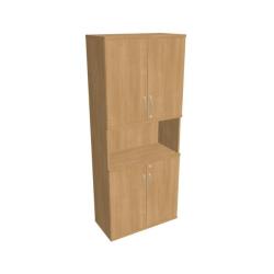 Policov skria Strong, zmok, 80x192x40 cm, dub/dub
