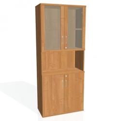 Policov skria Strong, zmok, 80x192x40 cm, jela/jela