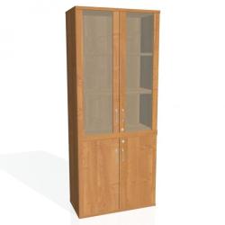 Policov skria Strong, zmok, 80x192x40 cm, jela/jela