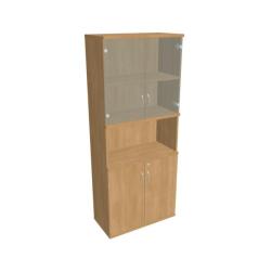 Policov skria Strong, zmok, 80x192x40 cm, dub/dub