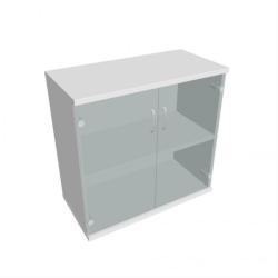 Policov skria Strong, 80x76,8x40 cm, biela