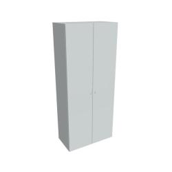 Policov skria Drive, zmok, 80x185x42 cm, siv/siv