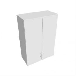 Policov skria Strong, zmok, horn, 80x115,2x40 cm, biela/biela