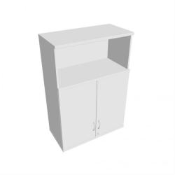 Policov skria Strong, zmok, horn, 80x115,2x40 cm, biela/biela