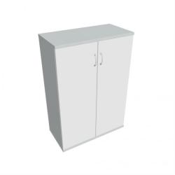 Policov skria Strong, 80x115,2x40 cm, biela/siv