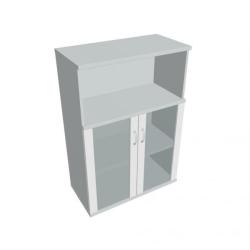 Policov skria Strong, 80x115,2x40 cm, biela/biela