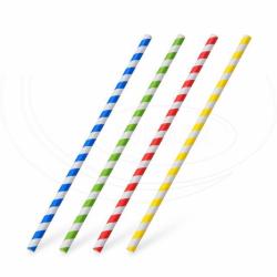 Slamka papierov pirla farebn mix O6mm x 20cm [25 ks]