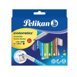 Sada popisovaov Pelikan Colorella na textil 12 farieb