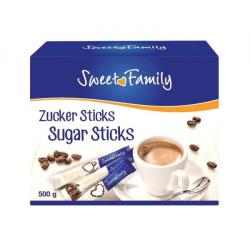 Cukor krytlov porciovan SWEET FAMILY 125x4g