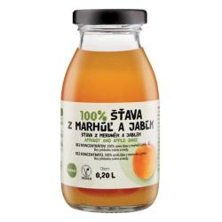 ZDRAVO ava 100% marhuovo-jablkov 10 x 0,2 l NEVRATN SKLO