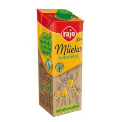 Trvanliv mlieko RAJO plnotun 1l