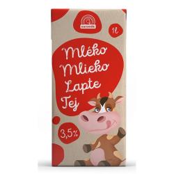 Trvanliv mlieko Euromilk 3,5% plnotun 1l