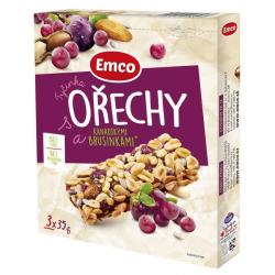 Tyinka Emco s orechami a kanad. brusnicami 3x35g