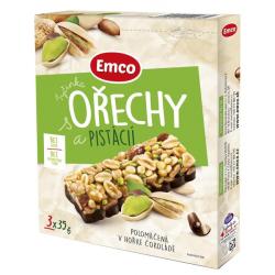 Tyinka Emco s orechami a pistciou 3x35g
