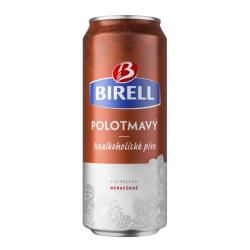 Pivo Birell nealko 0,5l 24ks Polotmav plech