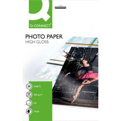 Fotopapier Q-Connect vysok lesk, 260g, 20 hrkov