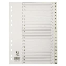 Plastov rozraova Q-Connect 12-dielny maxi siv