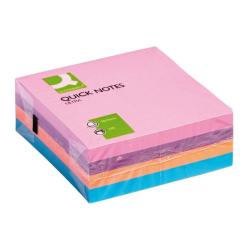 Bloek kocka Q-CONNECT 76x76mm 320l pastelov