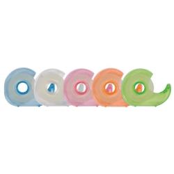 Lepiaca pska Q-Connect 19mm x 33m s dispenzorom v mixe farieb