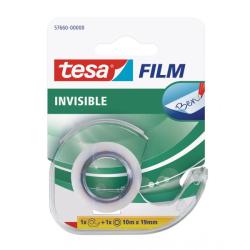 Lepiaca pska TESA invisible 19mm x 10m neviditen popisovaten s dispenzorom