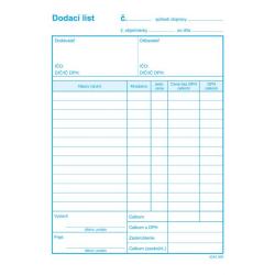 Dodac list A5 s DPH samoprepis